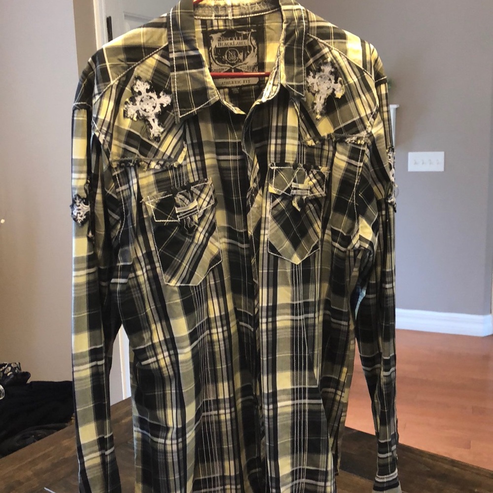 Men’s Buckle BlackLabel long sleeve button down